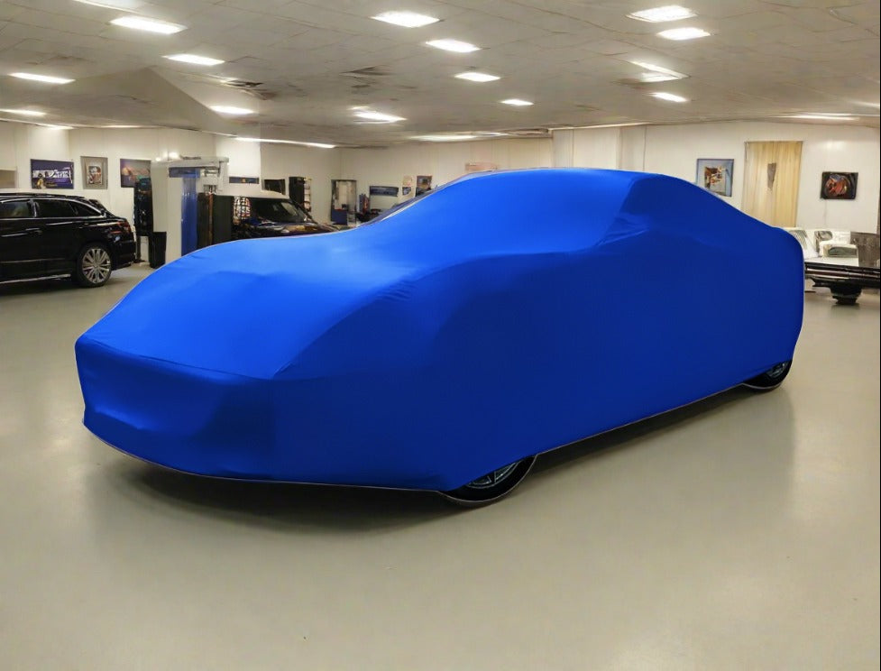 blue_car_cover_indoor_premium_Luxury_coupe ##carcover## ##bespokecarcover## ##bestcarcover## ##vehiclecover## ##madeinitaly##